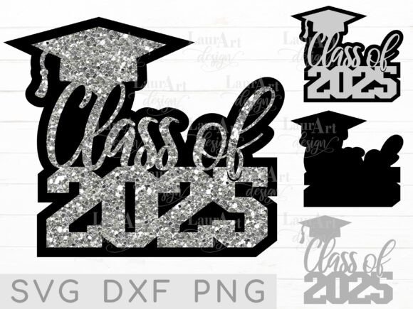 Class of 2025 Graduation Graphics for T-Shirt Designs