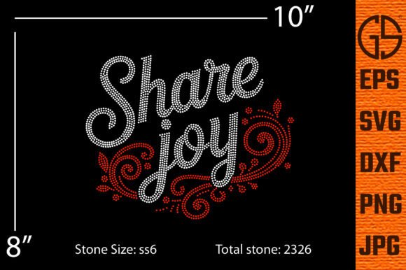 Festive Share Joy Graphics for T-Shirt Designs & Blogs