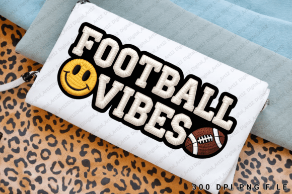 Football Vibes Sublimation: Graphics for T-Shirt Designs