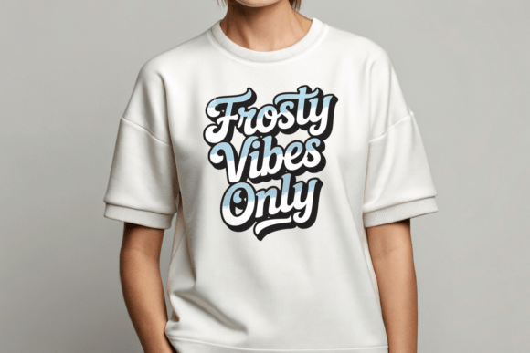 Frosty Vibes Only: Graphics for T-Shirt Designs