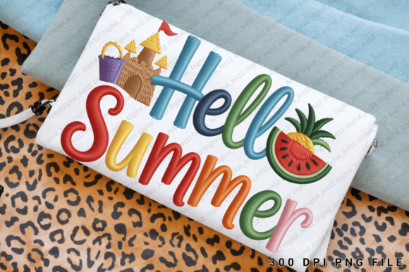 Hello Summer Graphics for T-Shirt Designs