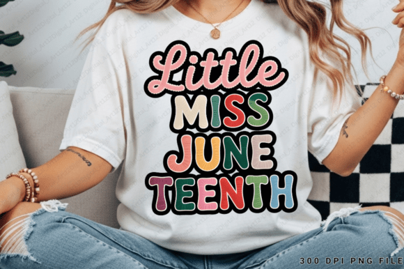 Little Miss Juneteenth: Graphics for T-Shirt Designs