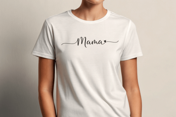 Mama PNG: Elegant Graphics for T-Shirt Designs