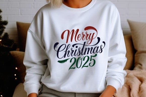 Merry Christmas 2025 Graphics for T-Shirt Designs