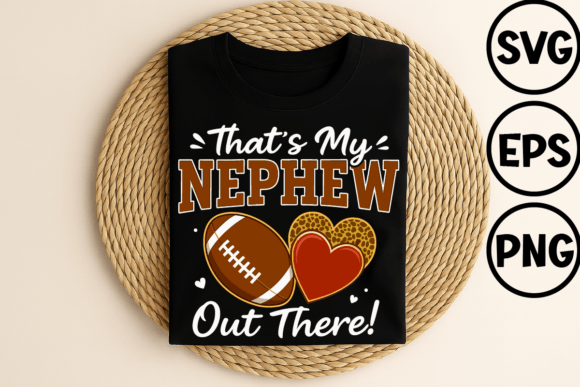 Nephew Football Graphics for T-Shirt Designs