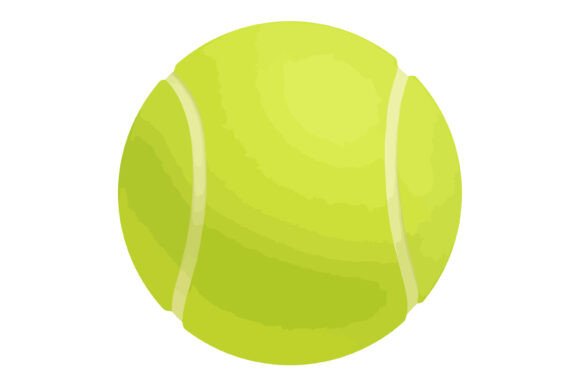 Review: Realistic Tennis Ball Yellow Green for Embroidery
