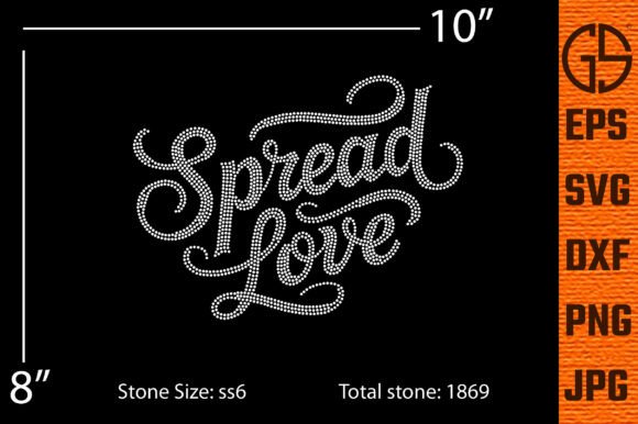 Spread Love SVG: Graphics for T-Shirt Designs