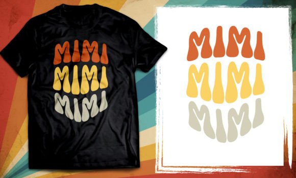 Word Warp Mom Design: Graphics for T-Shirt Designs